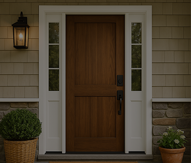 Expert residential locksmith unlocking front door